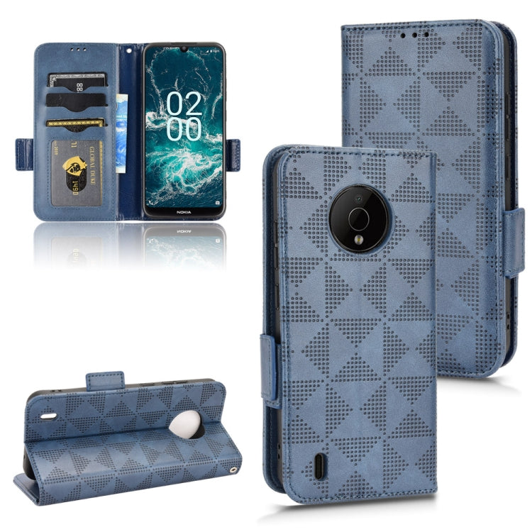 Symmetrical Triangle Leather Phone Case, For Nokia C21 Plus, For Nokia C21, For Nokia C100, For Nokia C200