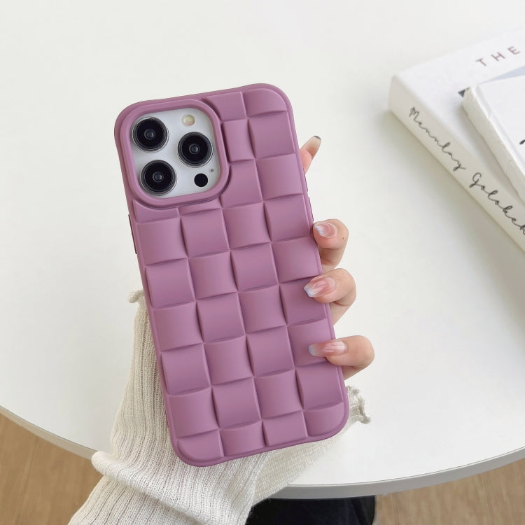 3D Cube Weave Texture Skin Feel Phone Case, For iPhone 11