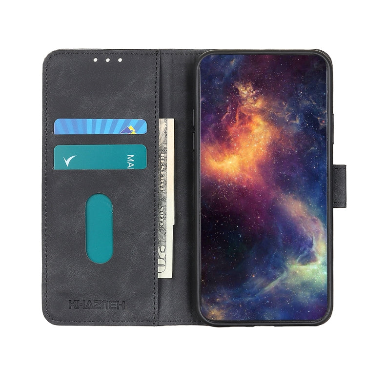 KHAZNEH Retro Texture Flip Leather Phone Case, For Google Pixel 7a, For Xiaomi Redmi Note 12 4G Global