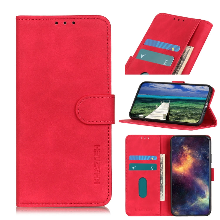 KHAZNEH Retro Texture Flip Leather Phone Case, For Google Pixel 7a, For Xiaomi Redmi Note 12 4G Global
