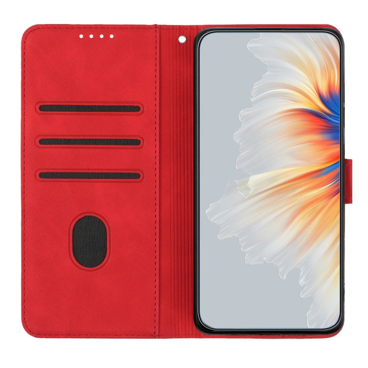 Heart Pattern Skin Feel Leather Phone Case, For Xiaomi Redmi Note 12 5G, For Xiaomi Redmi Note 12 Pro 5G, For Xiaomi Redmi Note 12 Pro+ 5G, For Xiaomi 11T/11T Pro