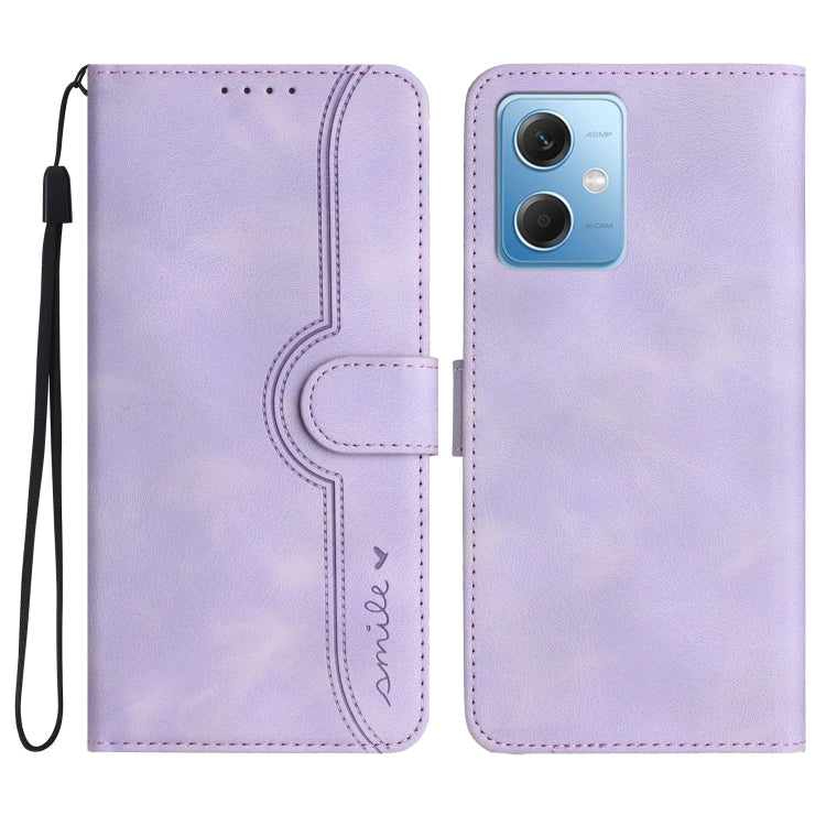 Heart Pattern Skin Feel Leather Phone Case, For Xiaomi Redmi Note 12 5G, For Xiaomi Redmi Note 12 Pro 5G, For Xiaomi Redmi Note 12 Pro+ 5G, For Xiaomi 11T/11T Pro