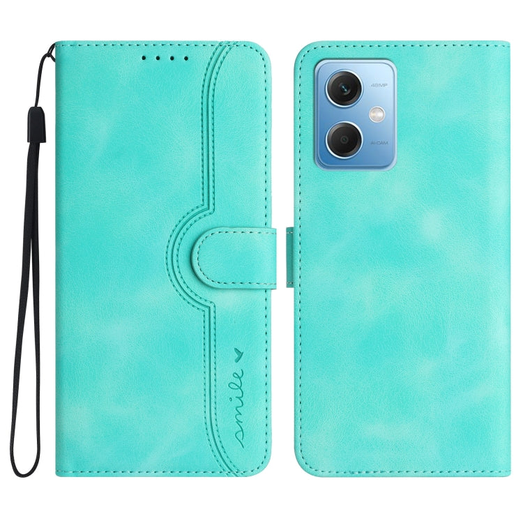 Heart Pattern Skin Feel Leather Phone Case, For Xiaomi Redmi Note 12 5G, For Xiaomi Redmi Note 12 Pro 5G, For Xiaomi Redmi Note 12 Pro+ 5G, For Xiaomi 11T/11T Pro