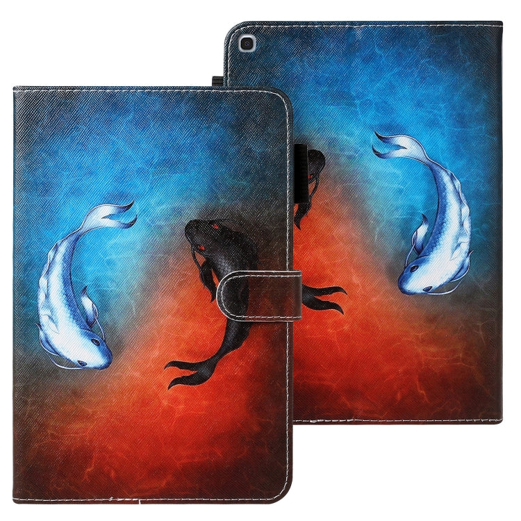 Cross Texture Painted Horizontal  Leather Case with Sleep / Wake-up Function & Card Slot & Holder & Wallet, For Galaxy Tab A 8.0 (2019) T290, For Galaxy Tab A 10.1 (2019) T510, For Galaxy Tab S5e T720, For iPad Air, For iPad 10.2...