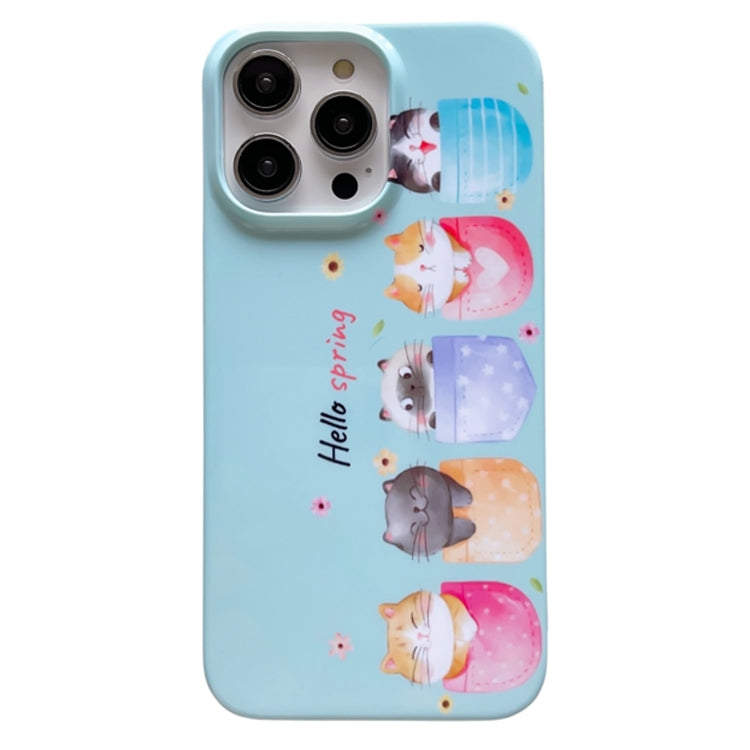 Pattern PC Shockproof Protective Phone Case, For iPhone 14 Pro Max, For iPhone 14 Pro, For iPhone 14
