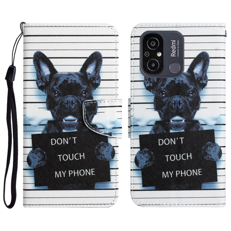 Colored Drawing Leather Phone Case, For Xiaomi Redmi 12C