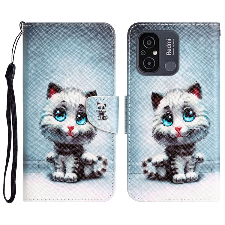 Colored Drawing Leather Phone Case, For Xiaomi Redmi 12C
