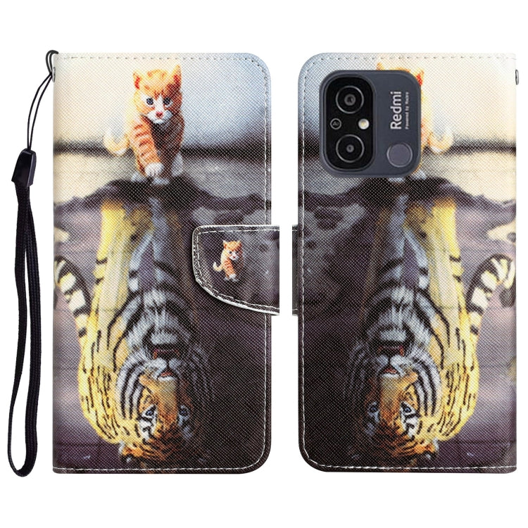 Colored Drawing Leather Phone Case, For Xiaomi Redmi 12C