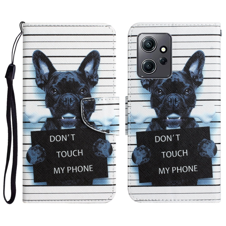 Colored Drawing Leather Phone Case, For Xiaomi Redmi Note 12 4G Global