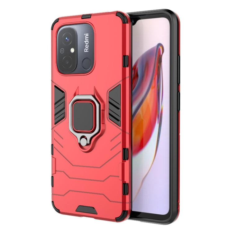 Magnetic Ring Holder PC + TPU Phone Case, For Xiaomi Redmi 12C