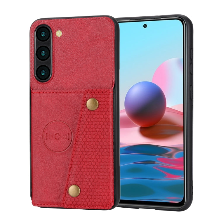 Double Buckle Magnetic Phone Case, For Samsung Galaxy S23+ 5G, For Samsung Galaxy S23 Ultra 5G, For Xiaomi Redmi Note 12 5G Global, For Xiaomi Redmi Note 12 Pro 5G Global