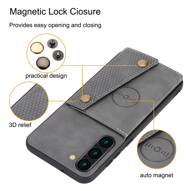 Double Buckle Magnetic Phone Case, For Samsung Galaxy S23+ 5G, For Samsung Galaxy S23 Ultra 5G, For Xiaomi Redmi Note 12 5G Global, For Xiaomi Redmi Note 12 Pro 5G Global