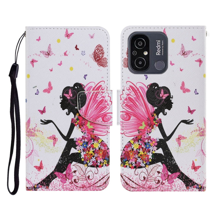 Colored Drawing Pattern Flip Leather Phone Case, For Xiaomi Redmi 12C
