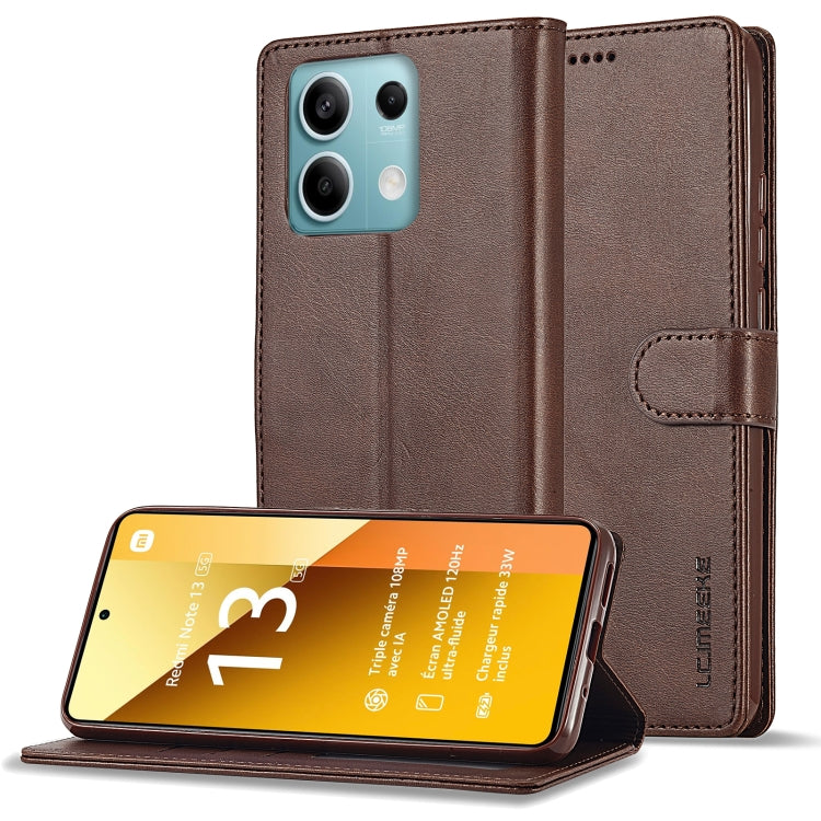 LC.IMEEKE Calf Texture Leather Phone Case, For Xiaomi Poco X6 Pro, For Xiaomi Redmi Note 13 5G, For Xiaomi Redmi Note 13 Pro+, For Xiaomi Redmi Note 13 Pro 5G