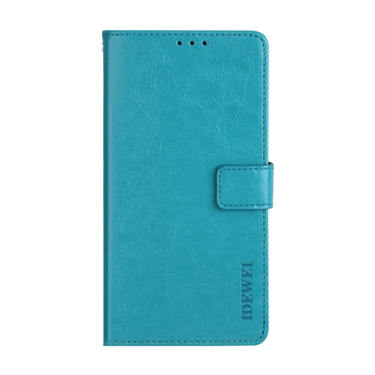 idewei Crazy Horse Texture Leather Phone Case with Holder, For Sharp Rouvo V, For Ulefone Note 14, For Xiaomi Poco C55/Redmi 12C/Redmi 11A