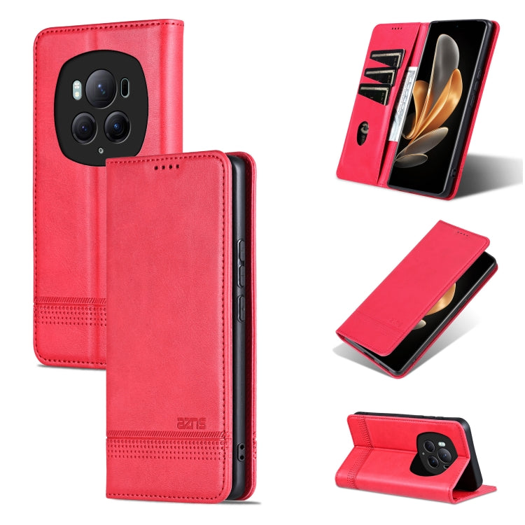 AZNS Magnetic Calf Texture Flip Leather Phone Case, For Honor X50i/90 Lite, For Honor Play 40, For Honor 90 Pro, For Honor 90