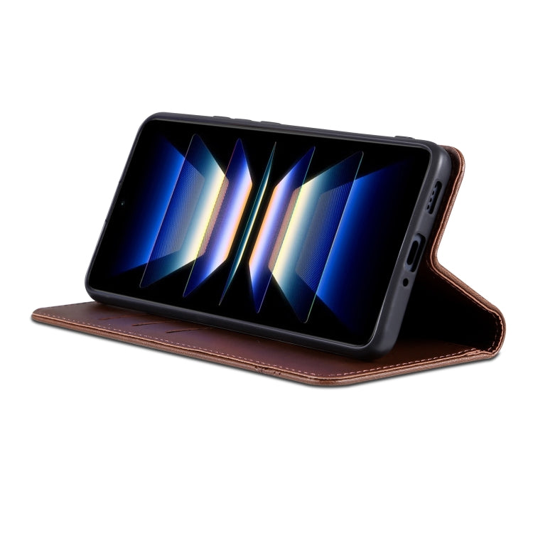 AZNS Magnetic Calf Texture Flip Leather Phone Case, For Honor 90 GT, For Honor Magic6 Lite 5G/X9b, For Honor Play 50 Plus, For Honor X50