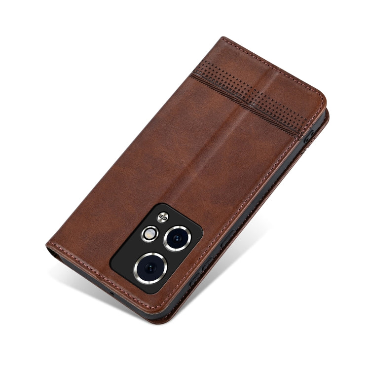 AZNS Magnetic Calf Texture Flip Leather Phone Case, For Honor 90 GT, For Honor Magic6 Lite 5G/X9b, For Honor Play 50 Plus, For Honor X50