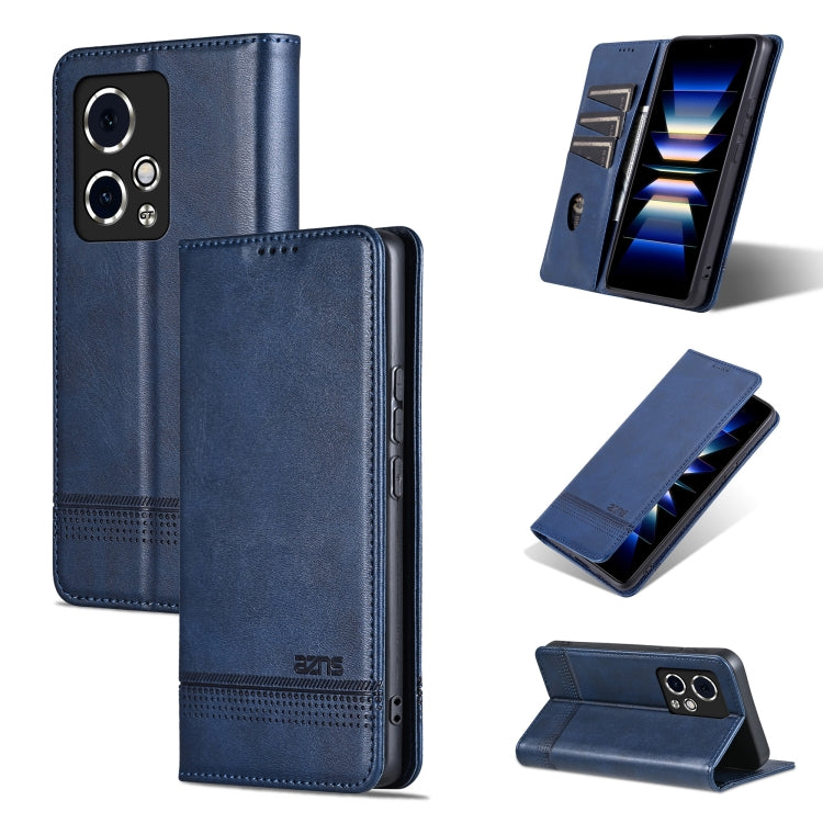 AZNS Magnetic Calf Texture Flip Leather Phone Case, For Honor X50i/90 Lite, For Honor Play 40, For Honor 90 Pro, For Honor 90