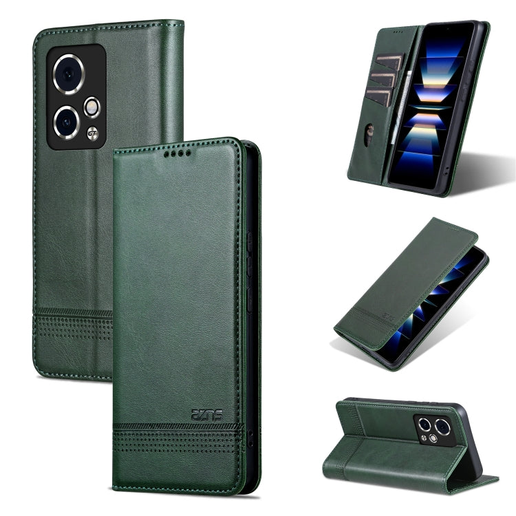 AZNS Magnetic Calf Texture Flip Leather Phone Case, For Honor X50i/90 Lite, For Honor Play 40, For Honor 90 Pro, For Honor 90