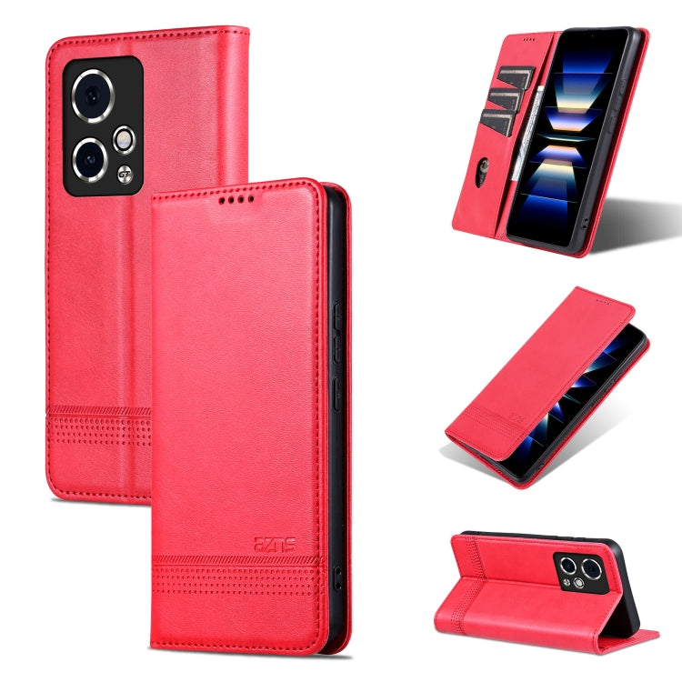 AZNS Magnetic Calf Texture Flip Leather Phone Case, For Honor X50i/90 Lite, For Honor Play 40, For Honor 90 Pro, For Honor 90
