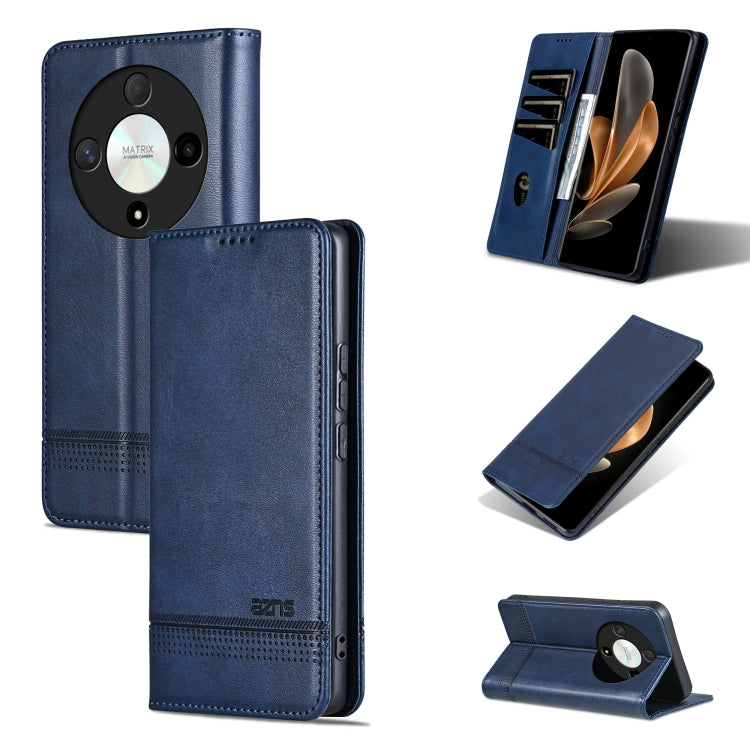 AZNS Magnetic Calf Texture Flip Leather Phone Case, For Honor X50i/90 Lite, For Honor Play 40, For Honor 90 Pro, For Honor 90