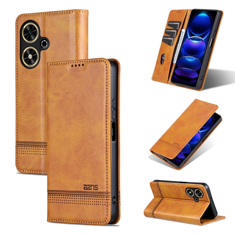 AZNS Magnetic Calf Texture Flip Leather Phone Case, For Honor 90 GT, For Honor Magic6 Lite 5G/X9b, For Honor Play 50 Plus, For Honor X50