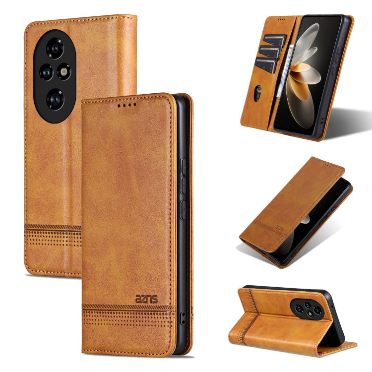 AZNS Magnetic Calf Texture Flip Leather Phone Case, For Honor 90 GT, For Honor Magic6 Lite 5G/X9b, For Honor Play 50 Plus, For Honor X50
