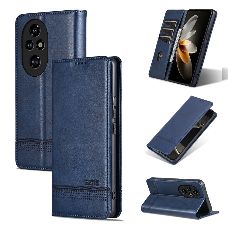AZNS Magnetic Calf Texture Flip Leather Phone Case, For Honor 90 GT, For Honor Magic6 Lite 5G/X9b, For Honor Play 50 Plus, For Honor X50