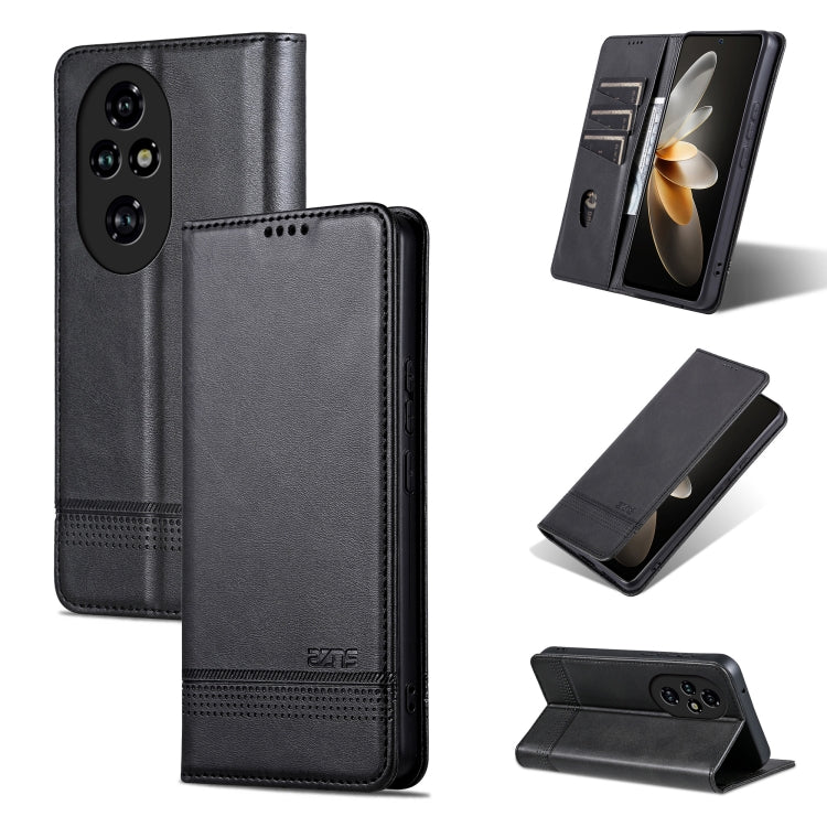 AZNS Magnetic Calf Texture Flip Leather Phone Case, For Honor 90 GT, For Honor Magic6 Lite 5G/X9b, For Honor Play 50 Plus, For Honor X50