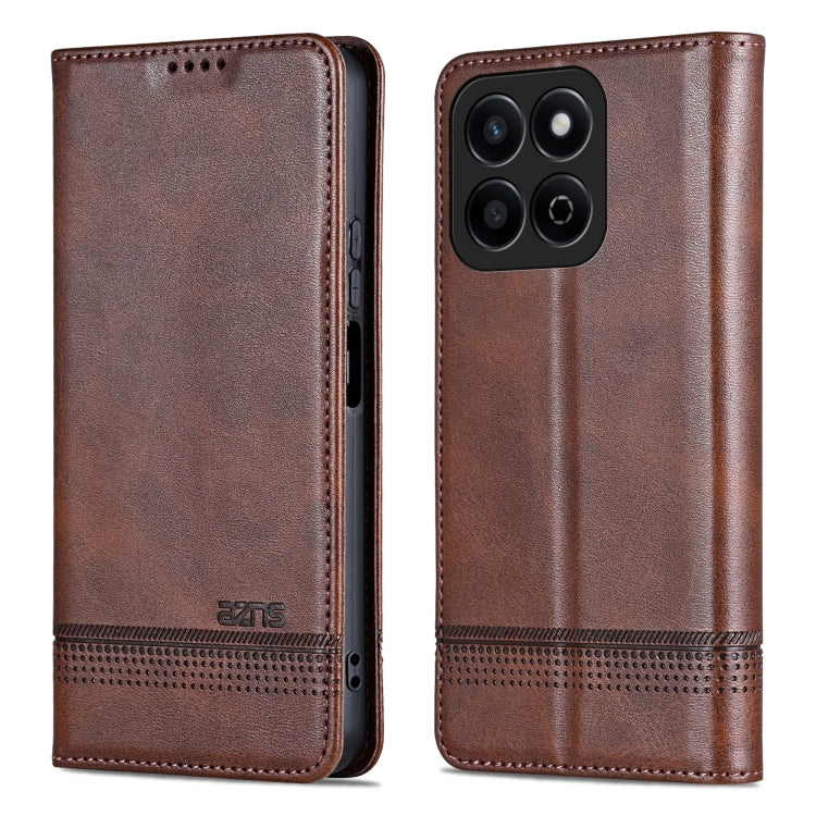 AZNS Magnetic Calf Texture Flip Leather Phone Case, For Honor Play 50/Play 50m 5G, For Honor 200 Lite Global, For Honor Magic6 Pro, For Honor Magic6