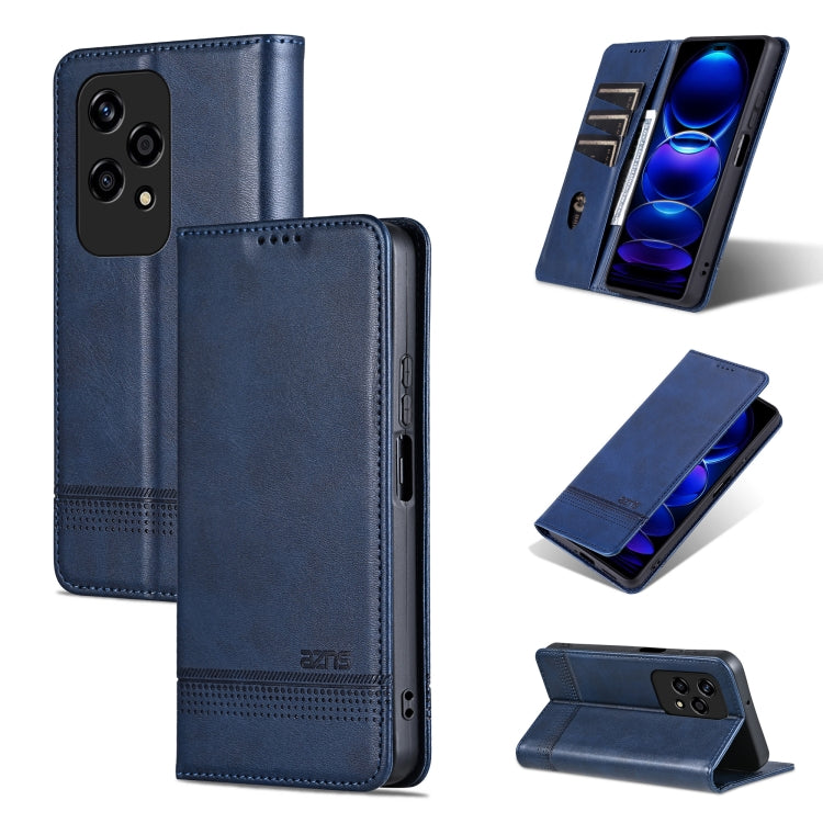 AZNS Magnetic Calf Texture Flip Leather Phone Case, For Honor 90 GT, For Honor Magic6 Lite 5G/X9b, For Honor Play 50 Plus, For Honor X50
