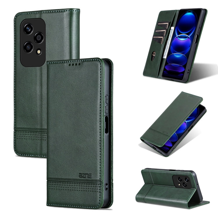 AZNS Magnetic Calf Texture Flip Leather Phone Case, For Honor 90 GT, For Honor Magic6 Lite 5G/X9b, For Honor Play 50 Plus, For Honor X50