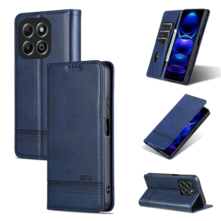 AZNS Magnetic Calf Texture Flip Leather Phone Case, For Honor Play 50/Play 50m 5G, For Honor 200 Lite Global, For Honor Magic6 Pro, For Honor Magic6