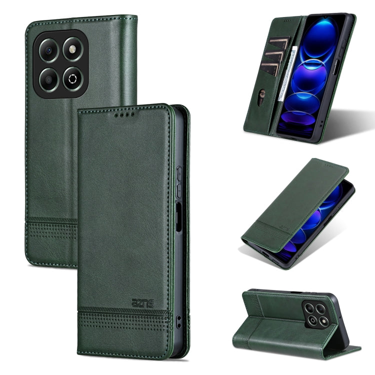 AZNS Magnetic Calf Texture Flip Leather Phone Case, For Honor Play 50/Play 50m 5G, For Honor 200 Lite Global, For Honor Magic6 Pro, For Honor Magic6