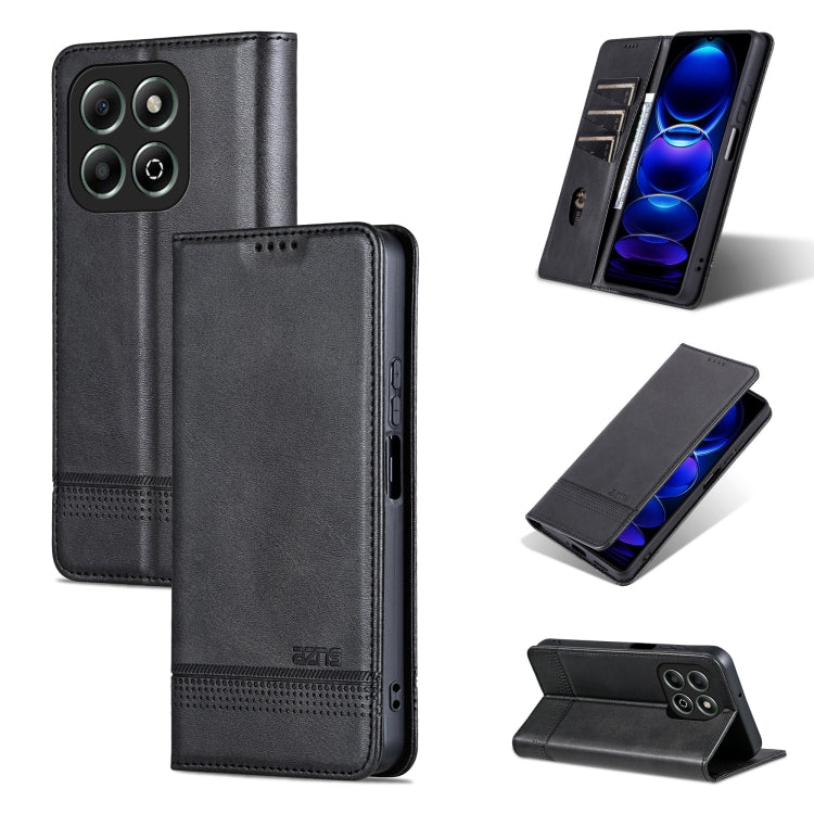 AZNS Magnetic Calf Texture Flip Leather Phone Case, For Honor Play 50/Play 50m 5G, For Honor 200 Lite Global, For Honor Magic6 Pro, For Honor Magic6