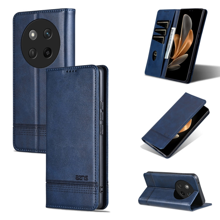 AZNS Magnetic Calf Texture Flip Leather Phone Case, For Honor Play 60 Plus, For Honor X6b, For Honor 200, For Honor 200 Pro