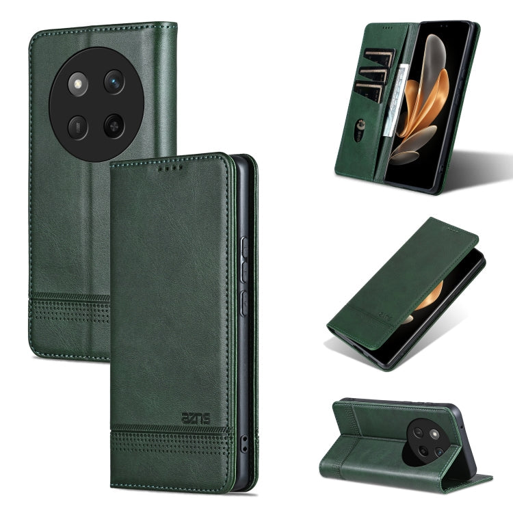 AZNS Magnetic Calf Texture Flip Leather Phone Case, For Honor Play 60 Plus, For Honor X6b, For Honor 200, For Honor 200 Pro