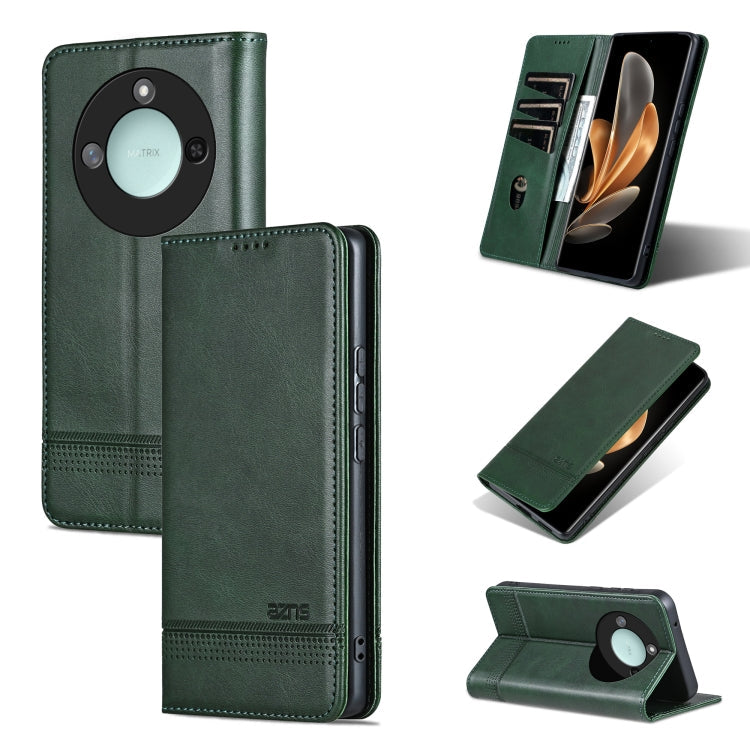 AZNS Magnetic Calf Texture Flip Leather Phone Case, For Honor Play 50/Play 50m 5G, For Honor 200 Lite Global, For Honor Magic6 Pro, For Honor Magic6
