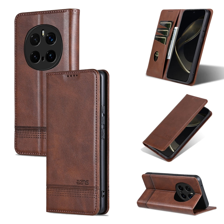 AZNS Magnetic Calf Texture Flip Leather Phone Case, For Honor Play 60 Plus, For Honor X6b, For Honor 200, For Honor 200 Pro