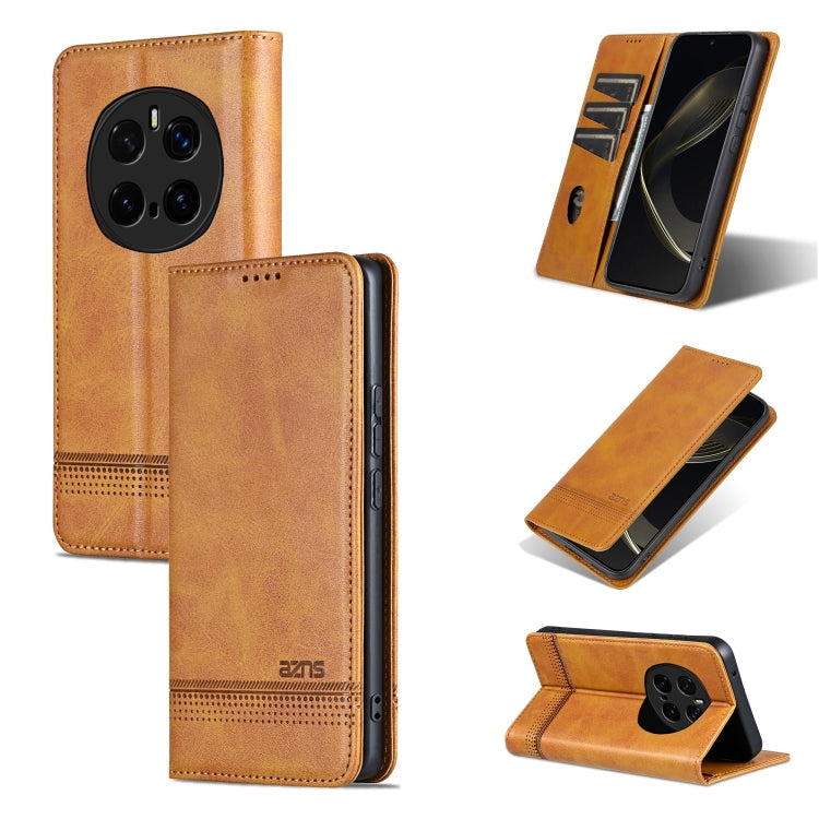 AZNS Magnetic Calf Texture Flip Leather Phone Case, For Honor Play 60 Plus, For Honor X6b, For Honor 200, For Honor 200 Pro