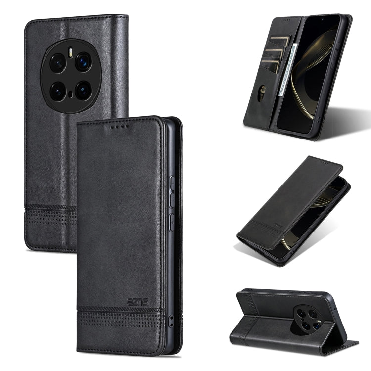 AZNS Magnetic Calf Texture Flip Leather Phone Case, For Honor Play 60 Plus, For Honor X6b, For Honor 200, For Honor 200 Pro