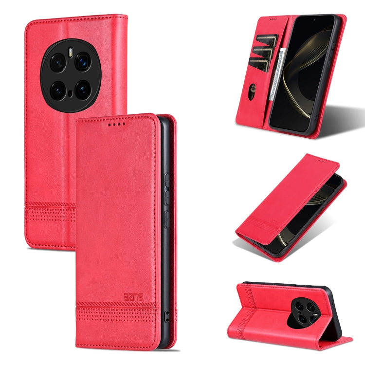 AZNS Magnetic Calf Texture Flip Leather Phone Case, For Honor Play 60 Plus, For Honor X6b, For Honor 200, For Honor 200 Pro