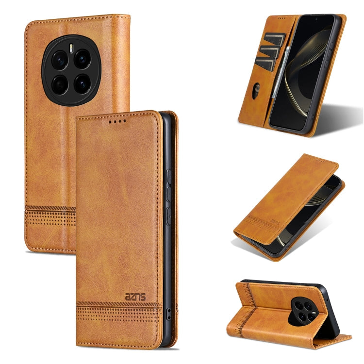 AZNS Magnetic Calf Texture Flip Leather Phone Case, For Honor Play 60 Plus, For Honor X6b, For Honor 200, For Honor 200 Pro