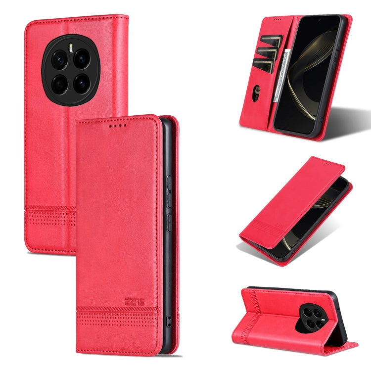 AZNS Magnetic Calf Texture Flip Leather Phone Case, For Honor Play 60 Plus, For Honor X6b, For Honor 200, For Honor 200 Pro