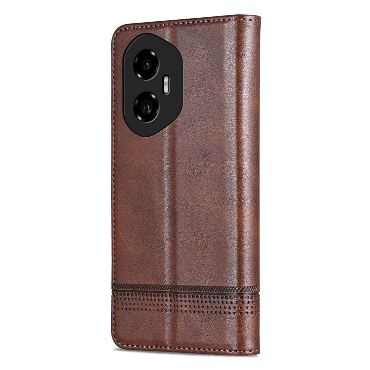 AZNS Magnetic Calf Texture Flip Leather Phone Case, For Honor Play 60 Plus, For Honor X6b, For Honor 200, For Honor 200 Pro