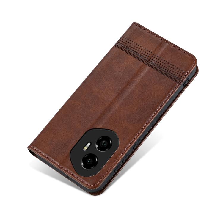 AZNS Magnetic Calf Texture Flip Leather Phone Case, For Honor Play 60 Plus, For Honor X6b, For Honor 200, For Honor 200 Pro