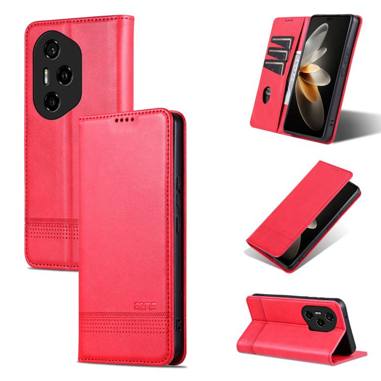 AZNS Magnetic Calf Texture Flip Leather Phone Case, For Honor Magic7, For Honor X60 Pro, For Honor X60, For Honor X60i