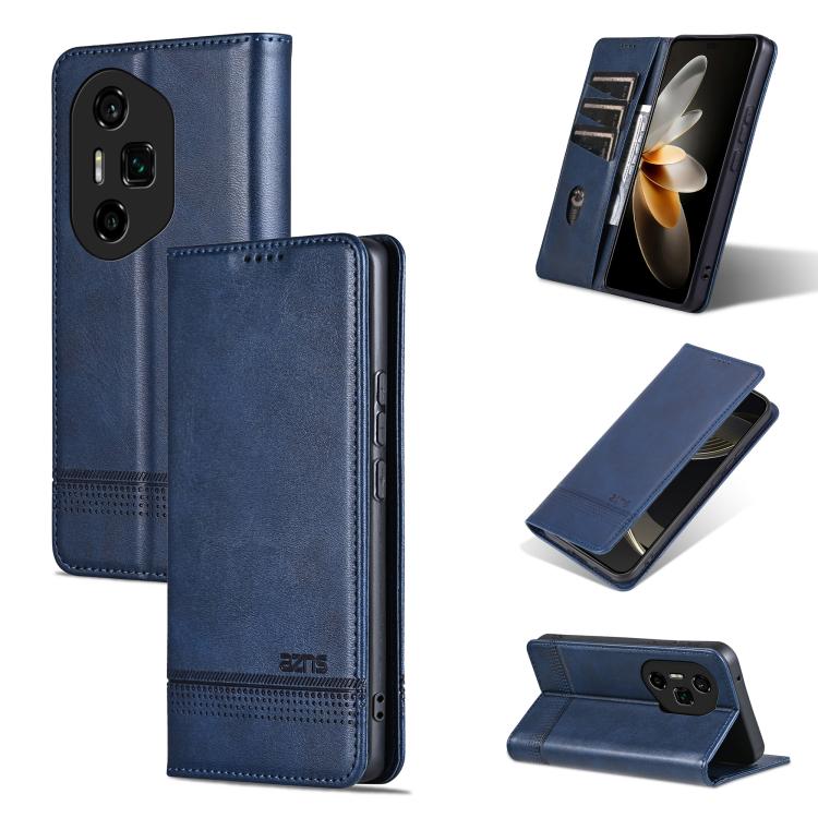 AZNS Magnetic Calf Texture Flip Leather Phone Case, For Honor Magic7, For Honor X60 Pro, For Honor X60, For Honor X60i