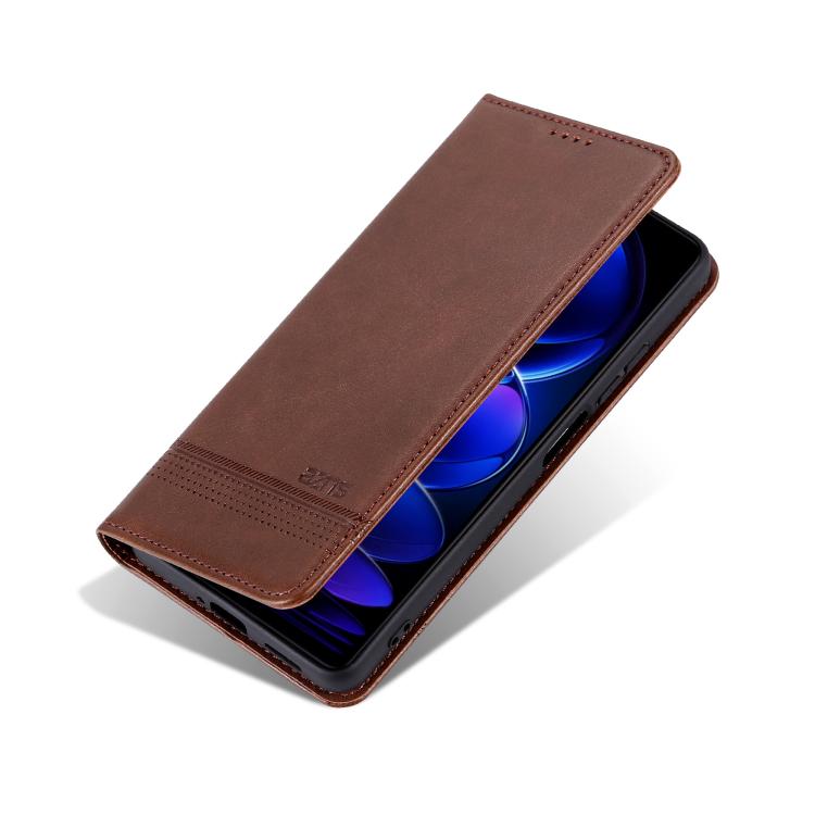 AZNS Magnetic Calf Texture Flip Leather Phone Case, For Honor Magic7, For Honor X60 Pro, For Honor X60, For Honor X60i